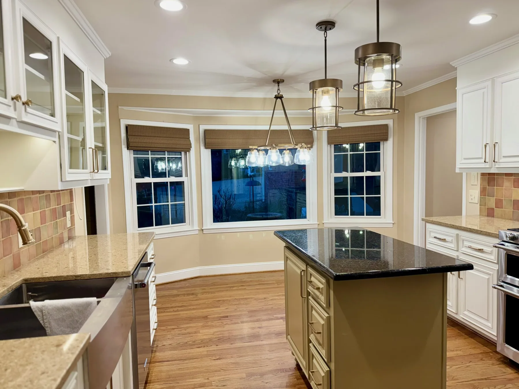 Kitchen Lighting & Finish Update